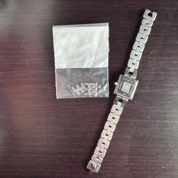 Vintage ESQ by Movado Venture Women’s Stainless Steel Watch with Square White Di - Picture 5 of 8